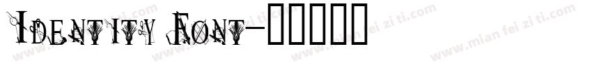 Identity Font字体转换